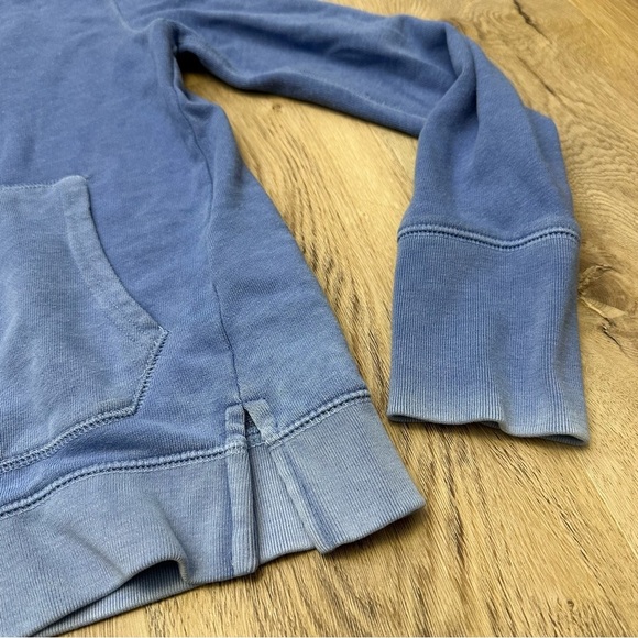 GAP Blue Zip Front Relaxed Hoodie with Kangaroo Pouch pockets size S - Picture 5 of 5